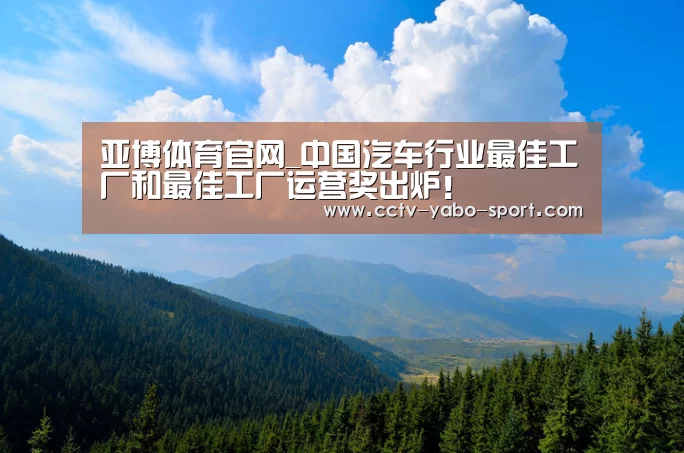 亚博体育官网_中国汽车行业最佳工厂和最佳工厂运营奖出炉!(图3) 亚博体育官网